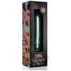 Touch of Velvet Aqua Lily Vibrating Bullet - Model V10 - Female - Clitoral Stimulation - Aqua Blue - Adult Naughty Store