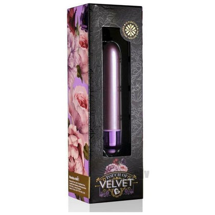 Touch of Velvet Soft Lilac Vibrating Bullet - Model V10 - Women's Clitoral Stimulation - 10 Functions - Adult Naughty Store