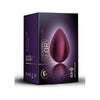 Introducing the SensuaSilk Knickerbocker Glory Red-Purple Remote Control Clitoral Stimulator - Model SG-10 - Adult Naughty Store