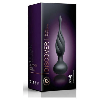 Introducing the Exquisite Black-Rose Gold Discover Anal Vibrator - Model DR-2021: Unveiling Sensual Pleasure for All Genders and Unforgettable Moments of Bliss - Adult Naughty Store