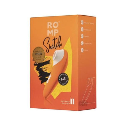 Introducing the ROMP Switch Clitoral Stimulator - Model S6 for Women: Orange/White