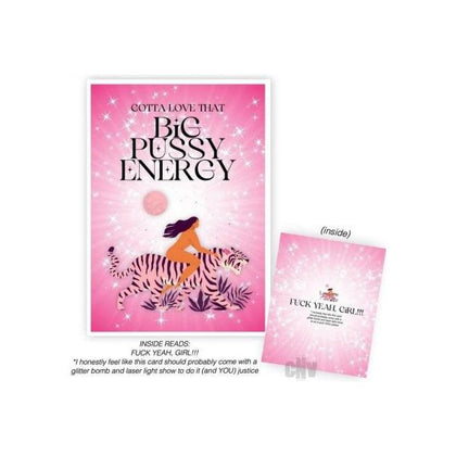 Introducing the Big Pussy Energy Card - The Ultimate Naughty Delight for a Dose of Glamour and Sass - Adult Naughty Store