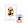 Introducing the Hap Penis Is My Hap Penis Card - A6 Snarky Naughty Greeting Card - Adult Naughty Store