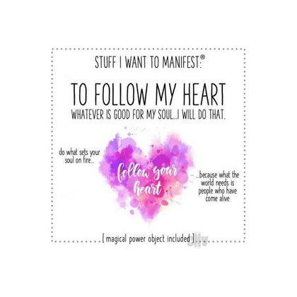 To Follow My Heart Manifestation Kit: Cute, Addictive, and Powerful Tools to Manifest Your Desires - Adult Naughty Store