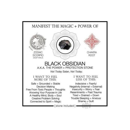 Black Obsidian Crystal Cards: Unleash the Power of Your Inner Magic