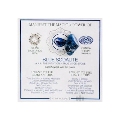 Blue Sodalite Crystal Cards: Unleash the Magic of Your Crystal Journey