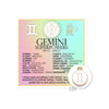 Warm Human Zodiac Gemini Zodiac Card + Charm Package - Adult Naughty Store