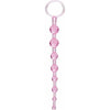 First Time Love Beads 8.25 Inch Pink - Beginner's Flexible Pleasure Beads for Her (Model FT-8.25-PNK)
