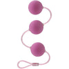 Introducing the First Time Love Balls Triple Lover - The Perfectly Weighted Pleasure Experience for Beginners - Pink - Adult Naughty Store