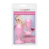 Euphoria Pleasure Co. First Time Crystal Booty Duo Pink - Beginner-Friendly Graduated Silicone Probes for Anal Pleasure - Adult Naughty Store