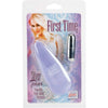 First Time Satin Teaser Silver Bullet Vibrator - Powerful Multi-Speed Pleasure Toy for Women's Intimate Stimulation