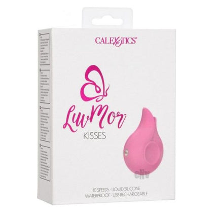 LuvMore Kisses Intimate Handheld Massager - Model X2021 - For Women - Clitoral Stimulation - Deep Rose - Adult Naughty Store