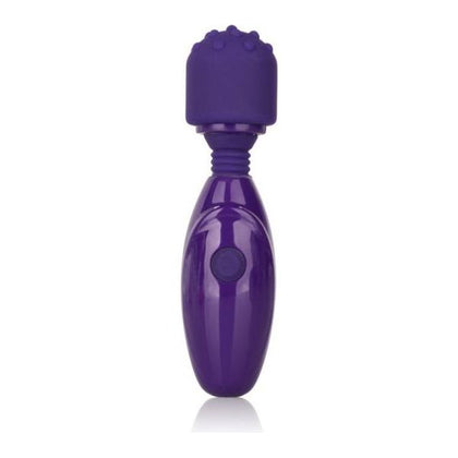 Introducing the Exquisite Pleasure Euphoria: Tiny Teasers Nubby Purple Wand Massager (Model TT-420) - Unisex, for Intense Stimulation and Ultimate Satisfaction - Adult Naughty Store