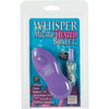 Introducing the Whisper Micro Heated Bullet Vibrator Purple: A Discreet and Sensational Pleasure Companion - Adult Naughty Store