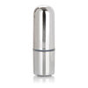 Cal Exotics Rechargeable Mini Bullet Vibrator Silver - Compact Pleasure for Intense Stimulation - Adult Naughty Store