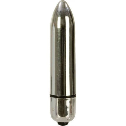 Introducing the Silver Bullet Waterproof High Intensity Vibrator - Model HI-3XN - Unisex - Multi-Purpose Pleasure - Silver - Adult Naughty Store