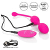 Introducing the Pink Dual Motor Remote Kegel System - Model RS-500: A Premium Pleasure Device for Enhanced Intimacy and Fitness - Adult Naughty Store