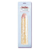Elegant Pleasures Ivory Duo Veined Chubby 8.5 Inch Ivory Realistic Dildo - For Sensual Delights in Intimate Moments