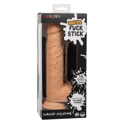 Adam's Squirting Fuck Stick Ivory Rechargeable Dong - Model SF-500 - Unisex G-Spot Stimulator - Ivory