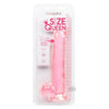 Introducing the PleasureMaster Size Queen 10 Pink Realistic Dildo - Model SQ10P