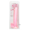Introducing the Size Queen 12 Pink Realistic Dildo - Model SQ12P