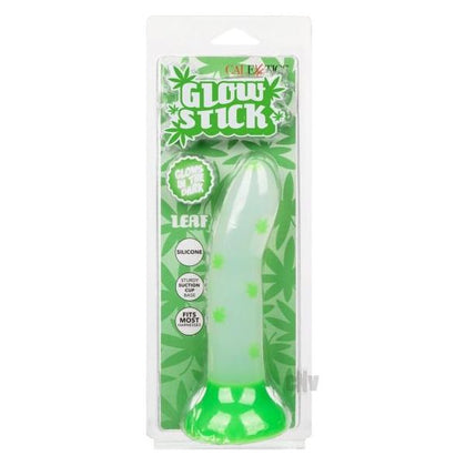 🌟Experience Sensory Bliss with Luxurious Satisfaction: Glow Stick Leaf Dildo Green - Leafy Pleasure Delight for All Genders🌟