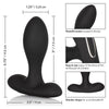 Introducing the Eclipse Slender Probe Black Anal Plug - Model ESBAP-001: The Ultimate Pleasure for Anal Enthusiasts! - Adult Naughty Store