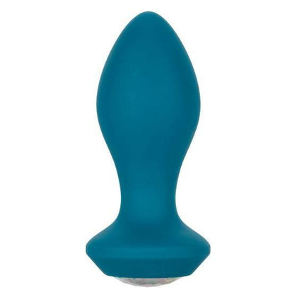 Introducing the Exquisite Power Gem Vibrating Crystal Probe Blue - Model PGPB-001: The Ultimate Anal Pleasure Experience for All Genders! - Adult Naughty Store