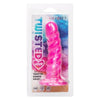 Sensual Delights™ Twisted Love Ribbed Silicone Probe - Model TLP-01: Captivating Pink Pleasure for Her!