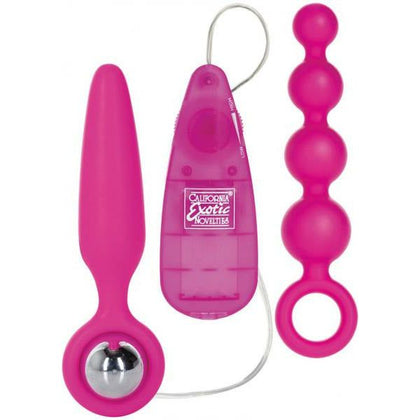 Booty Call Booty Vibro Kit - Pink: The Ultimate Pleasure Package for Intense Anal Stimulation - Model BC-VK-001 - Designed for All Genders!