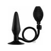 Booty Call Booty Pumper Medium Black Inflatable Anal Plug for Sensual Pleasure - Adult Naughty Store