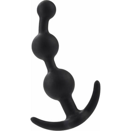 Booty Call Booty Beads Anal Beads Black - Model BC-AB-001 - Unisex Pleasure Toy for Sensual Anal Stimulation - Adult Naughty Store