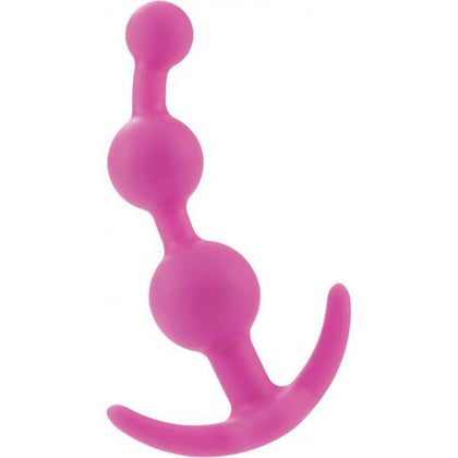 Introducing the Booty Call Silicone Anal Beads - Model BC-001: The Ultimate Pleasure Experience for All Genders in Sensational Pink!