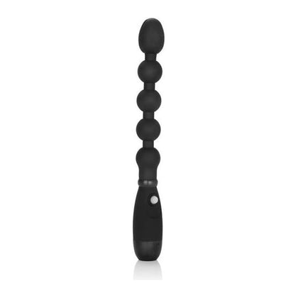 Booty Call Booty Bender Black Vibrating Beads - The Ultimate Pleasure Experience for Intense Anal Stimulation - Model BC-BB-001 - Unisex - Multi-Directional Flexibility - 3 Speeds of Powerful - Adult Naughty Store