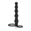 Adam's Silicone Beaded Double Rider Black - Premium Double Penetration Probe for Men - Model DPD-1001 - Enhance Erection and Testicular Support - Hygienic and Body-Safe - Intensify Pleasure i - Adult Naughty Store