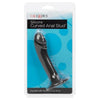 CalExotics Silicone Curved Anal Stud - Model X69: Ultimate Pleasure for Him or Her in Sensual Black - Adult Naughty Store