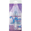 Introducing the SensationX Vibrating Tease 375 - High Intensity Pleasure for All Genders - Ice Blue - Adult Naughty Store