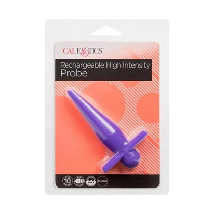 Introducing the Sensual Pleasure Pro - Model RHP-500: The Ultimate Rechargeable High Intensity Probe for Mind-Blowing Pleasure in Passionate Purple