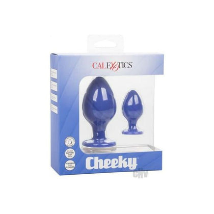 Cheeky Purple Silicone Anal Plug - Model CP-2021 - Unisex Pleasure Toy for Intimate Exploration