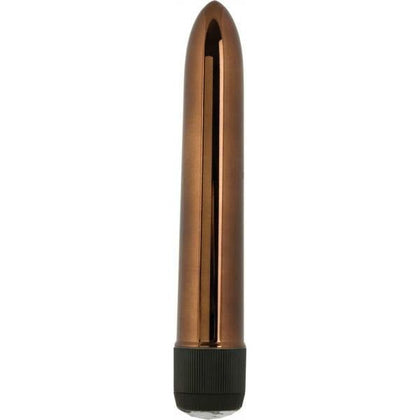 Precious Metal Gems Traditional Vibrator Bronze - The Luxurious Pleasure Companion for Intimate Moments - Adult Naughty Store