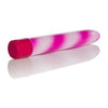 Introducing the Candy Coquette Pink Vibrating Candy Cane - Model CC-7X6 - For All Genders - Unleash Pleasure in Style! - Adult Naughty Store