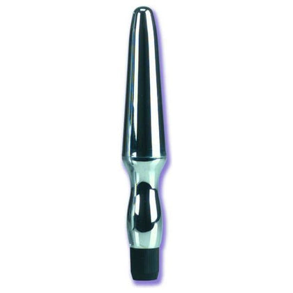 Introducing the Silver Bullet Vibrating Waterproof Anal Probe - Model V6.5: Ultimate Pleasure for All Genders! - Adult Naughty Store