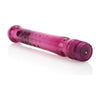 Introducing the Turbo Gliders Raspberry Crush Red Vibrator - Model TGV-650: Powerful Waterproof Massager with Stimulating Nodules for Sensational Pleasure - Adult Naughty Store