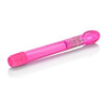 Introducing the Pink Slender Tulip Wand Massager - Model STW-65: A Versatile Pleasure Companion for All Genders!