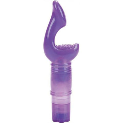 Introducing the SensaMax PleasureMax Personal Pleasurizer Vibrator - Model PVP-001: The Ultimate Sensation for Feminine Clitoral Arousal in Purple