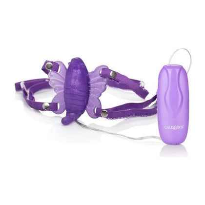 Introducing the PleasureBurst Venus Butterfly 2 Purple Hands Free Strap On: The Ultimate Pleasure Experience - Model VB2P-HFSO