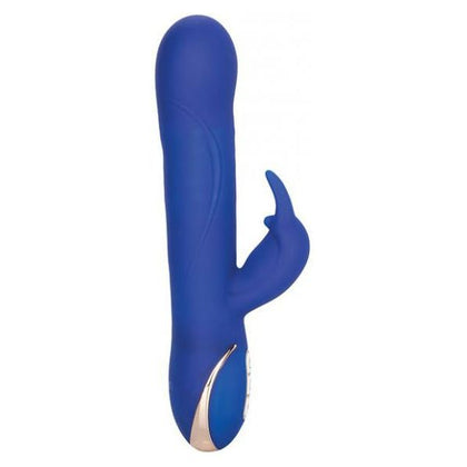 Introducing the SensaToys Jack Rabbit Rotating Beaded Rabbit Vibrator Blue - Model XR-500X: The Ultimate Pleasure Experience for Women! - Adult Naughty Store