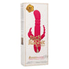 Jack Rabbit Signature Heated Triple Fantasy Rabbit Vibrator Model X1 - Female G-spot and Clitoral Stimulation - Pink - Adult Naughty Store