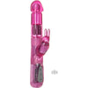 Introducing the Sensation Plus 7 Function Jack Rabbit Pink Vibrator - Model SR-2021: A Powerful Pleasure Companion for Women