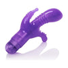 Introducing the Sensa Pleasure Triple Tease Purple Vibrator - Model TT-3000: The Ultimate Pleasure Experience for Women